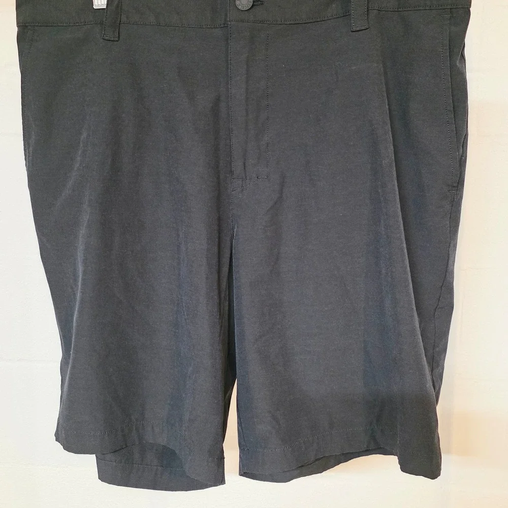 Banana Republic Mens Black Performance Shorts Size 38‎ Elastic Back Waist